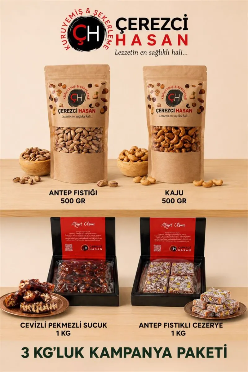 4 Parça 3 Kg Karışık Paket