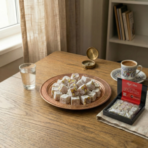 Çifte Kavrulmuş Antep Fıstıklı Lokum